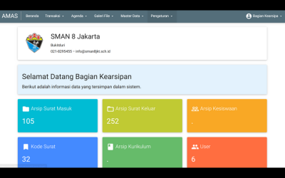 Aplikasi Arsip SMAN 8 Jakarta