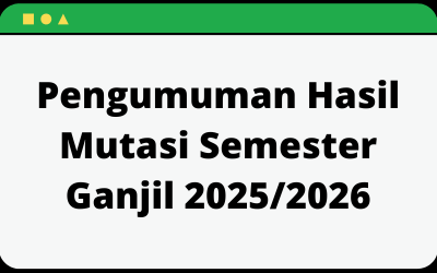 PENETAPAN HASIL SELEKSI MUTASI MASUK PESERTA DIDIK SEMESTER GANJIL SMA NEGERI 8 JAKARTA TAHUN PELAJARAN 2025/2026
