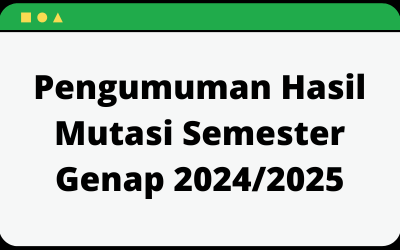 PENETAPAN HASIL SELEKSI MUTASI MASUK PESERTA DIDIK SEMESTER GENAP SMA NEGERI 8 JAKARTA TAHUN PELAJARAN 2024/2025